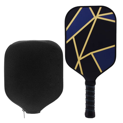1Set Fiberglass Pickleball Racquet With Racket Zipper Bag