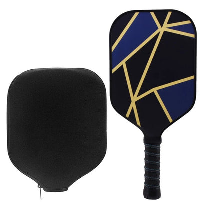 1Set Carbon Fiber Pickleball Racquet With Racket Zipper Bag